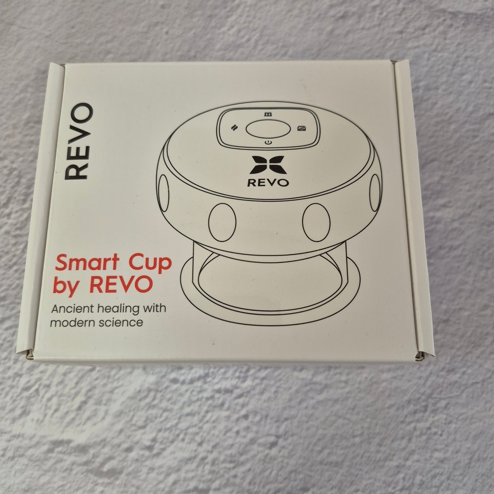 REVO Smart Cupping Therapy Massager Red Light Therapy Dynamic Suction Black New